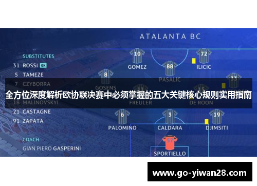 全方位深度解析欧协联决赛中必须掌握的五大关键核心规则实用指南 全方位深度解析欧协联决赛中必须掌握的五大关键核心规则实用指南